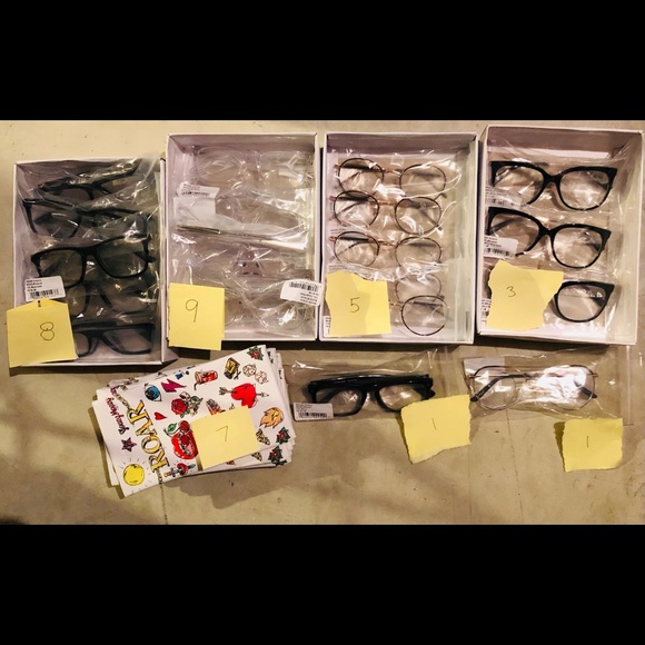 Pick 5 fashion faux clear lens glasses! - Picture 1 of 11